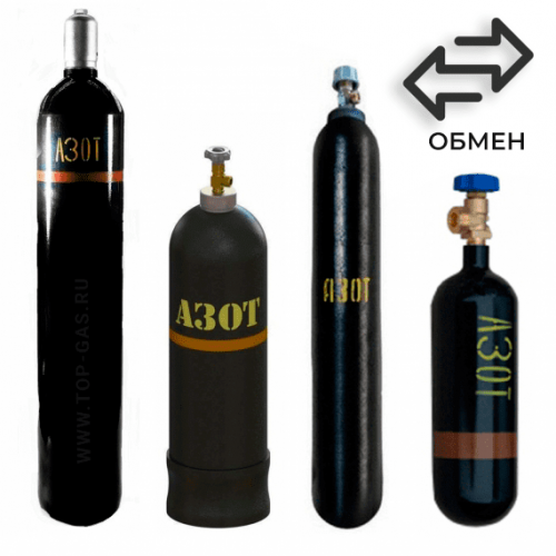 Обмен азотных баллонов в Рабочем поселке